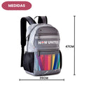 Mochila De Costas Now United Banda Original Juvenil Escolar Notebook Volta As Aulas Resistente Passeio Viagem