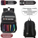 Mochila De Costas Now United Banda Original Juvenil Escolar Notebook Volta As Aulas Resistente Passeio Viagem