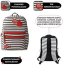 Mochila de Costas Mala Unissex Escolar Juvenil Up4you - Luxcel Megalomania