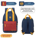 Mochila de Costas Mulher Maravilha Liga Da Justiça DC Comics Escolar Juvenil Geek Volta As Aulas Passeio Viagem