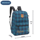 Mochila Mala Escolar Grifinoria Harry Potter Hogwarts Xadrez Unissex Volta Aulas Resistente Espaçosa