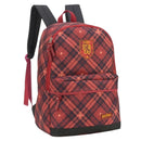 Mochila Mala Escolar Grifinoria Harry Potter Hogwarts Xadrez Unissex Volta Aulas Resistente Espaçosa