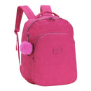 Mochila De Costas UP4YOU Pink Juvenil Feminino Escolar Resistente Volta As Aulas Estilosa Passeio Viagem