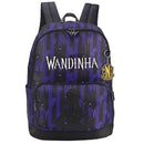Mochila de Costas Wandinha Roxa para Escola Infantil Estudo Família Addams - Luxcel
