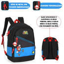 Mochila De Costas Escolar Super Mario Juvenil Menino Espaçosa Chaveiro Grande Estudo Volta às Aulas Megalomania
