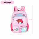 Mochila De Costas Amigos Da Hello Kitty My Melody Cinnamoroll Infantil Escolar Meninas Volta as Aulas Passeio Viagem