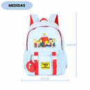 Mochila De Costas Snoopy Charlie Brown Azul Infantil Unissex Volta As Aulas Resistente Passeio Viagem Estudos
