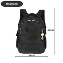 Mochila Costas Turma Do Snoopy Charlie Brown Preto Amarelo Desenho Cartoon