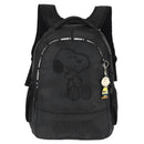 Mochila Costas Turma Do Snoopy Charlie Brown Preto Amarelo Desenho Cartoon