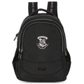 Mochila Costas Juvenil Harry Potter Preta Escudo Hogwarts Voltas Aulas Espaçosa Escola Estudo Passeio Viagem Escolar
