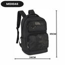 Mochila Costas Juvenil Escolar One Piece Luffy Anime Geek Volta as Aulas Espaçosa Passeio Viagem Estudos