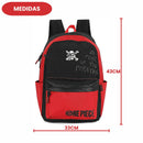 Mochila De Costas One Piece Anime Geek Luffy Escolar Juvenil Volta As Aulas Passeio VIagem Estudos