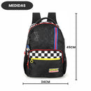 Mochila De Costas Sonic The Hedgehog Escolar Infantil Gamer Volta As Aulas Resistente Espaçosa Passeio Viagem
