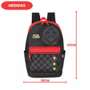 Kit Mochila De Costas e Estojo Triplo Super Mario Bros Nintendo Games Vermelho Escolar infantil  Volta As Aulas