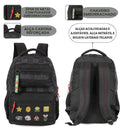 Mochila de Costas Super Mario Bros Nintendo Infantil Azul Preto Escolar Gamer Volta As Aulas Durável