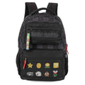 Mochila de Costas Super Mario Bros Nintendo Infantil Azul Preto Escolar Gamer Volta As Aulas Durável