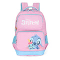 Mochila De Costas Stitch Disney Azul Rosa Desenho Escolar Infantil Menina Volta As Aulas Passeio Viagem