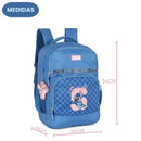 Mochila De Costas Disney Stitch Escolar Infantil Rosa Azul Desenho Volta As Aulas Resistente Viagem Passeio