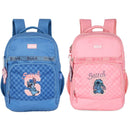 Mochila De Costas Disney Stitch Escolar Infantil Rosa Azul Desenho Volta As Aulas Resistente Viagem Passeio