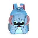 Mochila De Costas Disney Stitch Angel 3D infantil Escolar Volta As Aulas Resistente Passeio Viagem Estudos