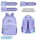 Mochila De Costas Stitch Disney Ohana Infantil Escolar Meninas Volta As Aulas Viagem Passeio Estudos
