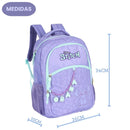 Mochila De Costas Stitch Disney Ohana Infantil Escolar Meninas Volta As Aulas Viagem Passeio Estudos