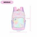 Mochila De Costas Stitch Disney Colorida Infantil Escolar Meninas Volta As Aulas Passeio Viagem Estudos