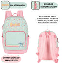 Mochila De Costas Stitch Disney Colorida Infantil Escolar Meninas Volta As Aulas Passeio Viagem Estudos