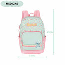 Mochila De Costas Stitch Disney Colorida Infantil Escolar Meninas Volta As Aulas Passeio Viagem Estudos