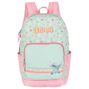 Mochila De Costas Stitch Disney Colorida Infantil Escolar Meninas Volta As Aulas Passeio Viagem Estudos