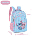 Mochila De Costas Stitch Angel Disney Infantil Escolar Menina Volta As Aulas Resistente Passeio Viagem