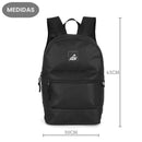Mochila De Costas ADV Preto Azul Vinho Rose Unissex Juvenil Volta As Aulas Resistente Estudos Viagem Passeio
