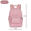 Mochila De Costas ADV Preto Azul Vinho Rose Unissex Juvenil Volta As Aulas Resistente Estudos Viagem Passeio