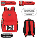 Mochila De Costas Simpsons Duffy Beer Escolar Juvenil Homer Volta As Aulas Resistente Espaçosa Aulas