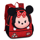 Kit Mochila De Costas TsumTsum Minnie Disney Infantil Escolar Meninas Lancheira Térmica Espaçosa