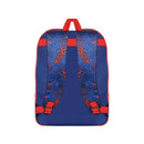 Mochila de Costas Escolar Homem Infantil Aranha Spider Dark Spider para Meninos Azul e Vermelha - Clio Megalomania