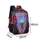 Mochila de Costas Mala Bolsa Dark Spider Homem Aranha Infantil Masculino Escolar Clio Megalomania
