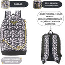 Mochila De Costas Mulher Maravilha Liga Da Justiça DC Comics Escolar Infantil Meninas Volta As Aulas