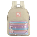 Mochila Escolar Juvenil Up4you Larissa Manoela Feminino Volta as Aulas Espaçosa Passeio Estilosa