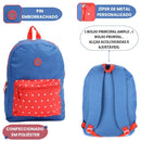 Mochila Feminina Costas Coração Escolar Clio Juvenil Estilosa Espaçosa Passeio Estudo Volta as Aulas