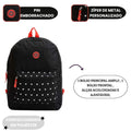 Mochila Feminina Costas Coração Escolar Clio Juvenil Estilosa Espaçosa Passeio Estudo Volta as Aulas