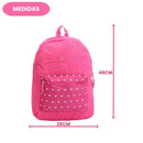 Mochila Feminina Costas Coração Escolar Clio Juvenil Estilosa Espaçosa Passeio Estudo Volta as Aulas