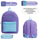 Mochila Feminina Costas Coração Escolar Clio Juvenil Estilosa Espaçosa Passeio Estudo Volta as Aulas