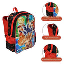 Mochila de Costas Dragon Ball Super Infantil Menino Escolar Anime Goku Dragon Ball Z DBZ Oficial 16'' - Clio Megalomania