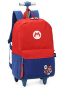Mochila com Rodinhas Escolar Super Mario Bros Infantil Nintendo Game - Luxcel Megalomania