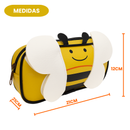 Necessaire Abelha Amarelo Personalizada Mel Menina Juvenil Organização Presente Passeio Estilo Ponto Criativo