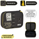 Kit Mochila de Carrinho e Estojo Box 100 Pens 36 Elástico Volta as Aulas Escolar Anime Juvenil