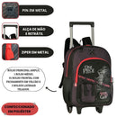 Mochila de Carrinho One Piece Volta as Aulas Escola Menino Juvenil Resistente Espaçosa Rodinha