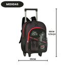 Mochila de Carrinho One Piece Volta as Aulas Escola Menino Juvenil Resistente Espaçosa Rodinha