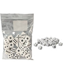 Kit 20 Dados 6 Lados de Plásticos Para Jogos de Tabuleiro RPG Jogos de Carta Festas Divertido